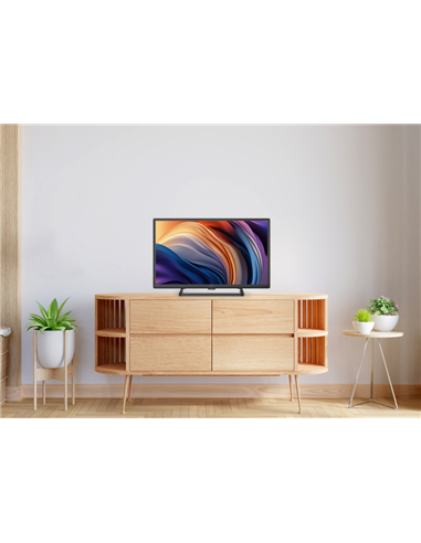 24" LED SMART TV KIVI 24H710QB, 1366x768 HD, Google TV, Negru