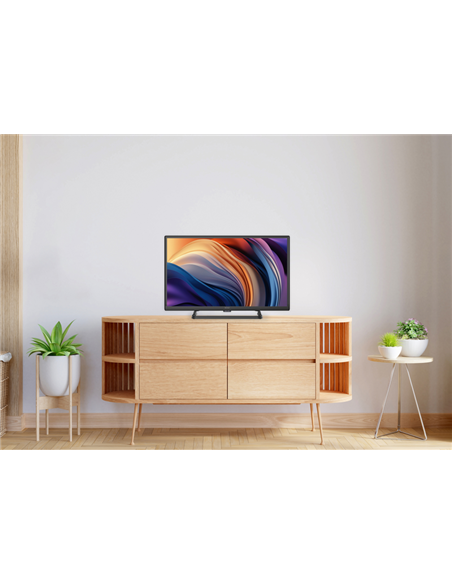 24" LED SMART TV KIVI 24H710QB, 1366x768 HD, Google TV, Negru