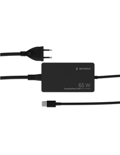 Adaptor de rețea universal Gembird NPA-AC-PDQC65-01, 65W
