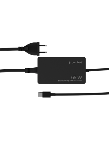 Adaptor de rețea universal Gembird NPA-AC-PDQC65-01, 65W