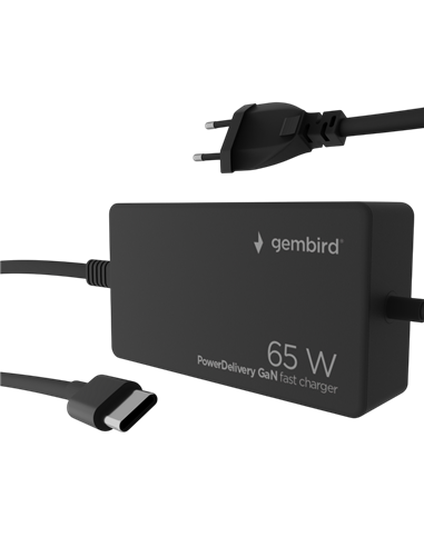 Adaptor de rețea universal Gembird NPA-AC-PDQC65-01, 65W