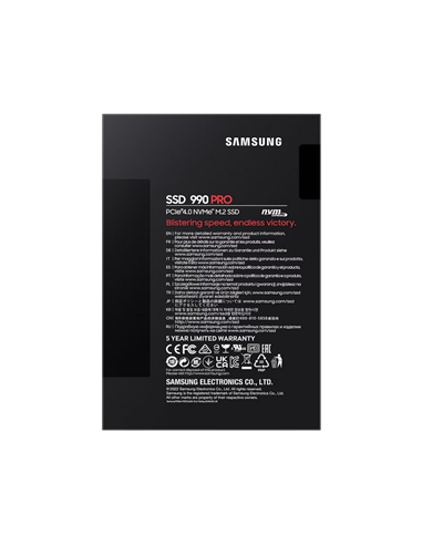 Unitate SSD Samsung 990 PRO, 4000GB, MZ-V9P4T0BW