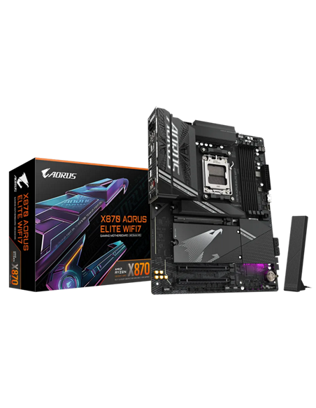 Placă de bază Gigabyte X870 A ELITE WIFI7, AM5, AMD X870, ATX