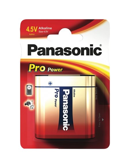 Прямоугольная батарея Panasonic 3LR12XEG, 3LR12, 1шт.
