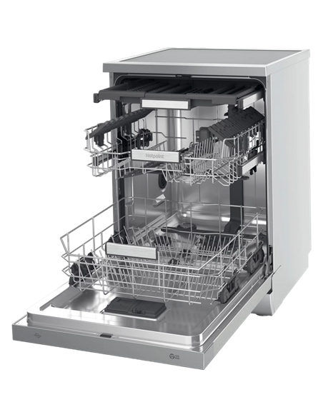 Посудомоечная машина Hotpoint-Ariston H7F HS41 X, Нержавеющая сталь