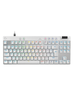 Клавиатура Logitech G Pro X TKL Rapid, Проводное, Белый