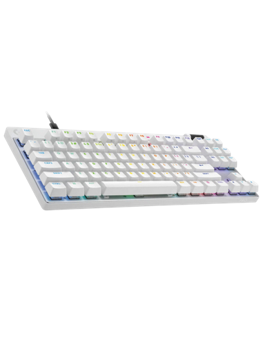 Tastatură Logitech G Pro X TKL Rapid, Cu fir, Alb