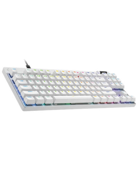 Tastatură Logitech G Pro X TKL Rapid, Cu fir, Alb