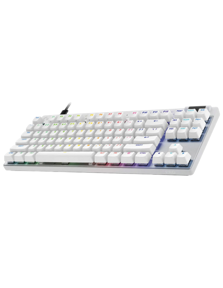 Tastatură Logitech G Pro X TKL Rapid, Cu fir, Alb