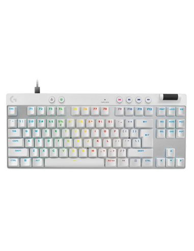 Клавиатура Logitech G Pro X TKL Rapid, Проводное, Белый