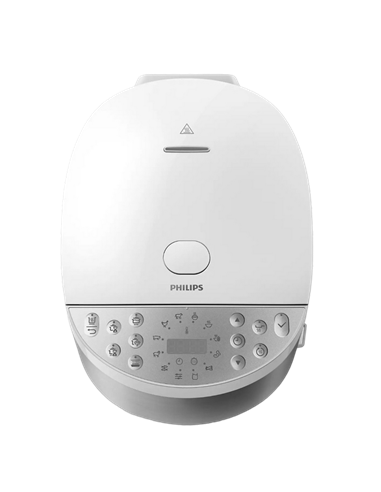 Aparat de gătit multifuncțional Philips HD4713/40, Alb | Argintiu