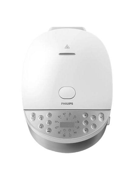 Aparat de gătit multifuncțional Philips HD4713/40, Alb | Argintiu