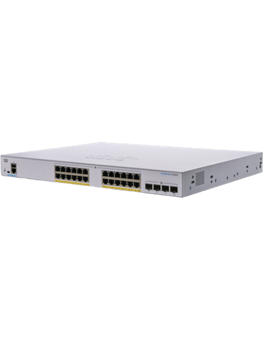 Сетевой коммутатор Cisco CBS250-24FP-4X, 24x 10/100/1000 Мбит/с