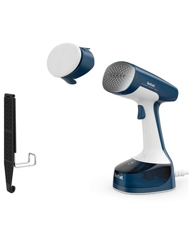 Aparat de călcat vertical cu aburi Tefal DT7130E1, Albastru | Alb