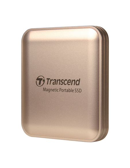 SSD portabil extern Transcend ESD420, 2 TB, Aur Roz (TS2TESD420G)
