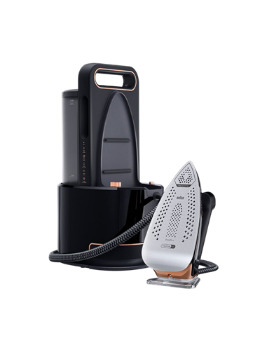 Утюг с парогенератором Braun IS9090BK, 2700Вт, Чёрный