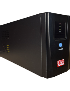 UPS  Ultra Power  650VA//360W (3 steps of AVR, CPU controlled) LED Indicators, metal case