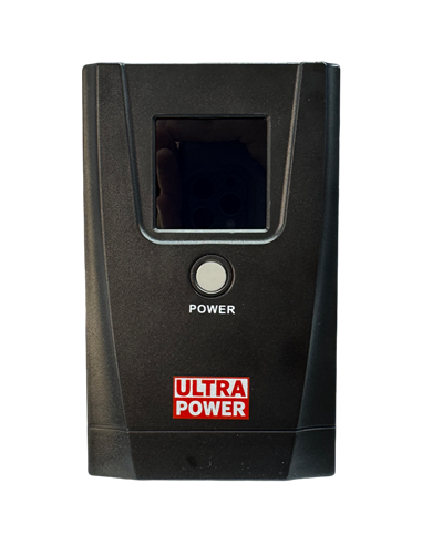 UPS  Ultra Power  650VA//360W (3 steps of AVR, CPU controlled) metal case, LCD display