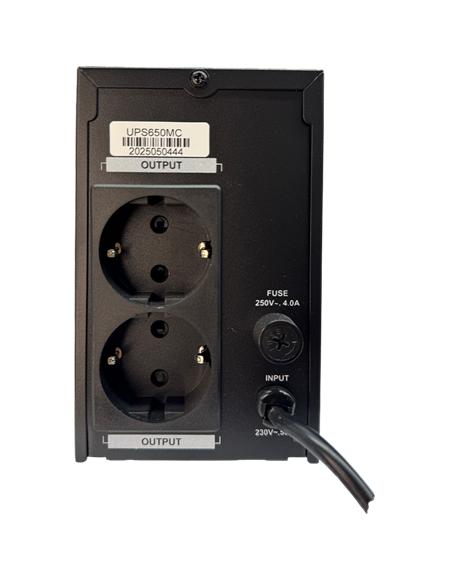 UPS  Ultra Power  650VA//360W (3 steps of AVR, CPU controlled) metal case, LCD display