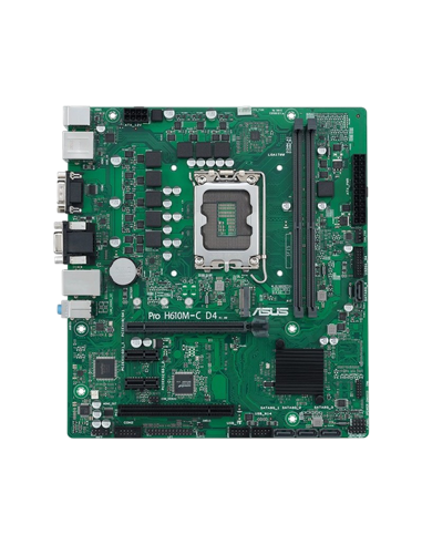 Материнская плата ASUS PRO H610M-C D4-CSM, LGA1700, Intel H610, Micro-ATX