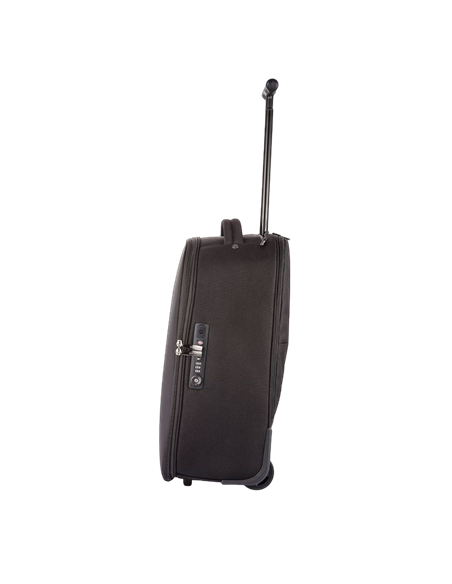 Rucsac de călătorie Bobby Trolley, 17", Poliuretan, Negru