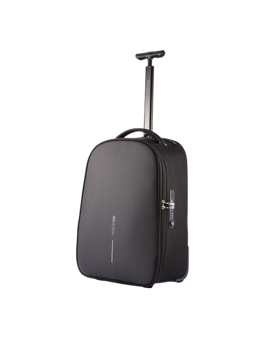 Rucsac de călătorie Bobby Trolley, 17", Poliuretan, Negru