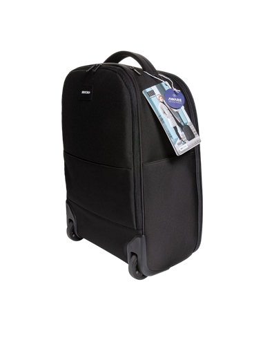 Rucsac de călătorie Bobby Trolley, 17", Poliuretan, Negru