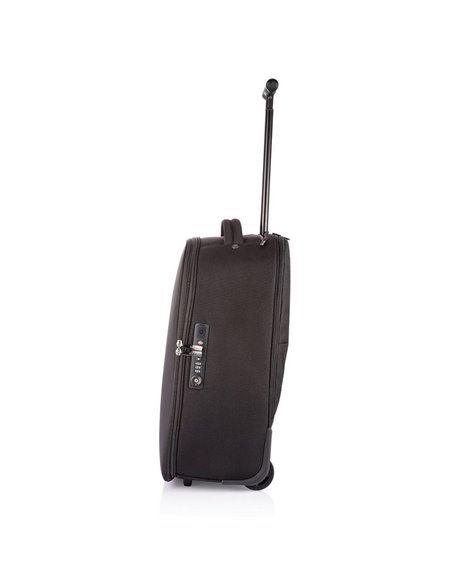 Rucsac de călătorie Bobby Trolley, 17", Poliuretan, Negru