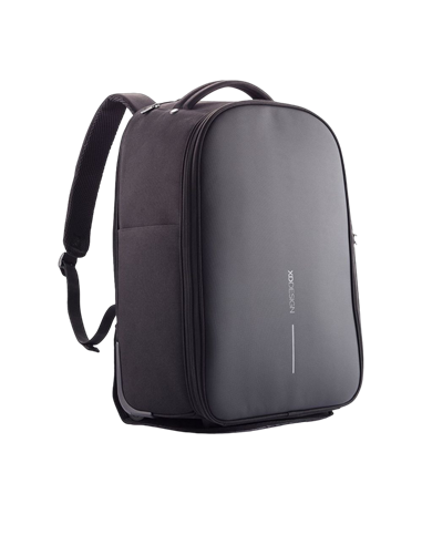Rucsac de călătorie Bobby Trolley, 17", Poliuretan, Negru