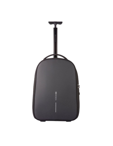 Rucsac de călătorie Bobby Trolley, 17", Poliuretan, Negru