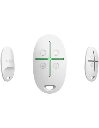 Buton de urgență Ajax SpaceControl, Alb