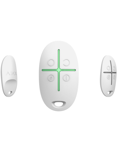 Buton de urgență Ajax SpaceControl, Alb