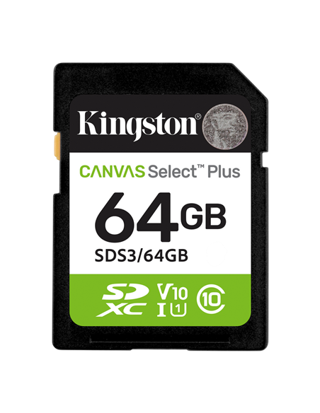 Card de Memorie Kingston Canvas Select Plus, 64GB (SDS3/64GB)