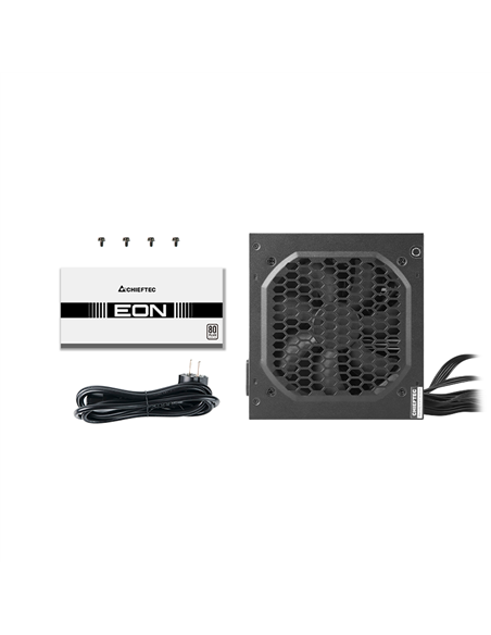 Блок питания для компьютеров Chieftec EON ZPU-500S, 500Вт, ATX, Полностью модульный