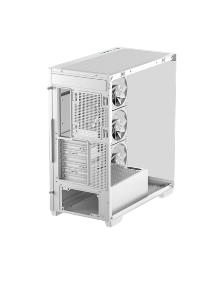 Carcasă PC Deepcool CG580 4F V2, Midi-Tower, Fără PSU, Alb