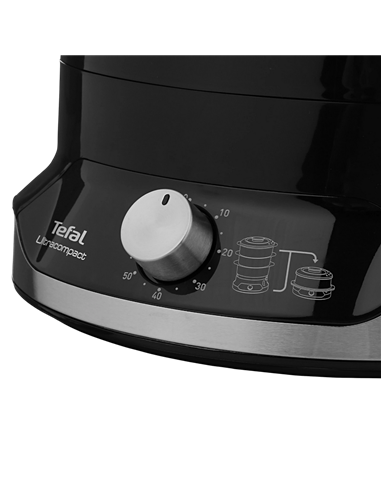 Aparat de gătit cu aburi Tefal VC204810, Negru