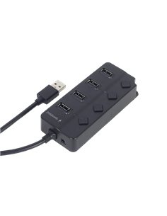 Adaptor Hub Gembird UHB-U2P4P-01, Negru
