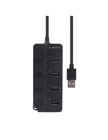 Adaptor Hub Gembird UHB-U2P4P-01, Negru