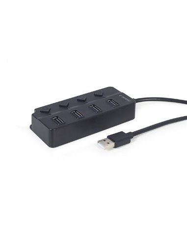 Adaptor Hub Gembird UHB-U2P4P-01, Negru