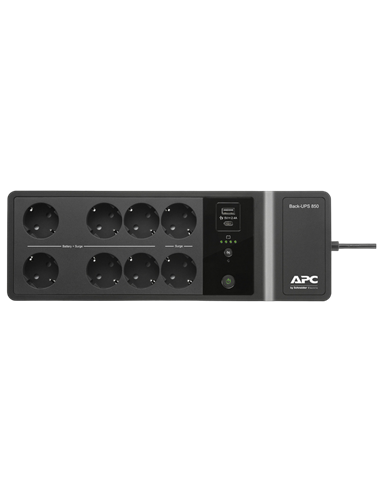 Sursă de alimentare neîntreruptibilă APC BE850G2-GR, 850VA, Turn