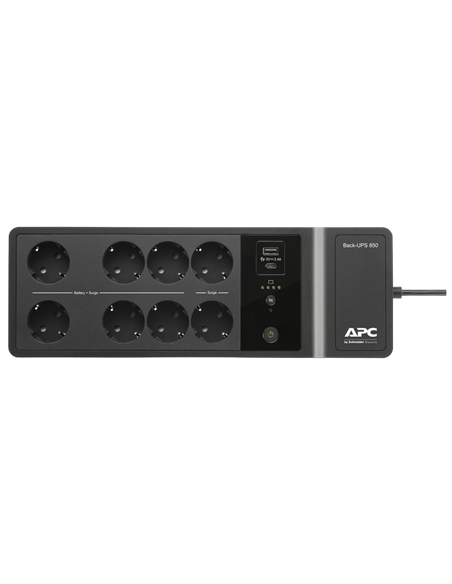 Sursă de alimentare neîntreruptibilă APC BE850G2-GR, 850VA, Turn