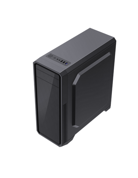 Компьютерный корпус Gamemax G561E-BK, Midi-Tower, Без блока питания, Чёрный