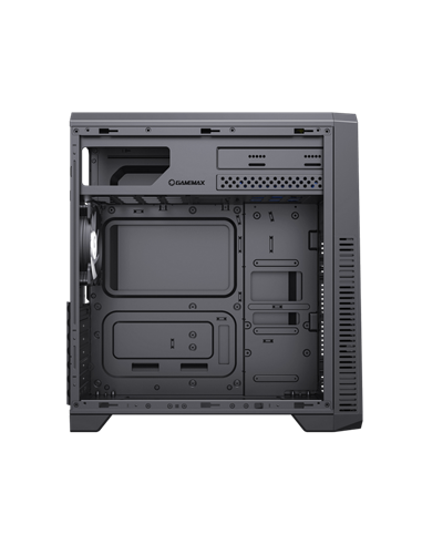 Carcasă PC Gamemax G561E-BK, Midi-Tower, Fără PSU, Negru