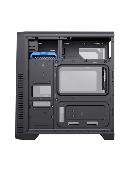 Carcasă PC Gamemax G561E-BK, Midi-Tower, Fără PSU, Negru