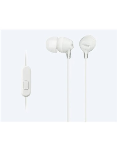 Căști SONY MDR-EX15AP, Alb