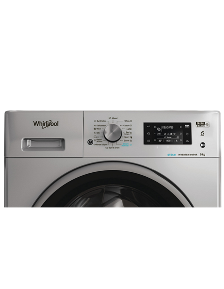 Стиральная машина Whirlpool FFD 9469 SBSV EU, 9кг, Серебристый