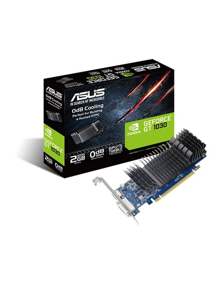 Видеокарта ASUS GT1030-SL-2G-BRK,  2ГБ GDDR5 64бит