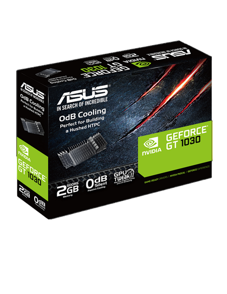 Видеокарта ASUS GT1030-SL-2G-BRK,  2ГБ GDDR5 64бит
