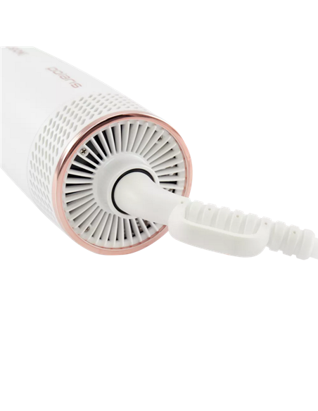 Uscător de păr-perie Polaris PHSB2111, 1200W, Alb | Aur Roz