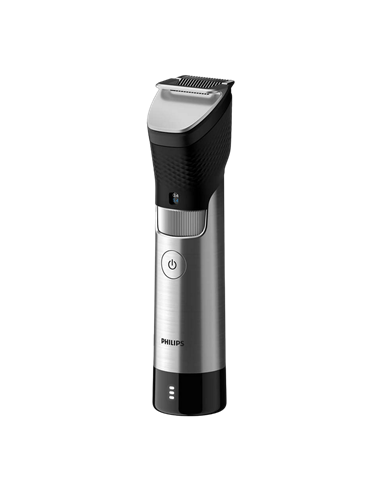 Trimmer pentru bărbați Philips BT9810/15, Argintiu/Negru